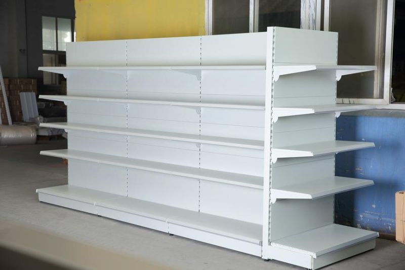 Steel Supermarket Grocery Store Shelving Display Rack