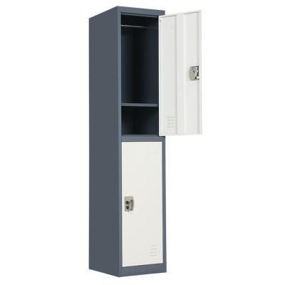 2 Door Vertical Steel Employee Locker Storage Locker