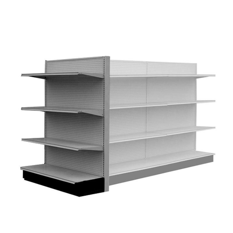 Grocery Store Shelves 4 Layers Supermarket Shelf System Gondola Supermarket Equipment Shelves