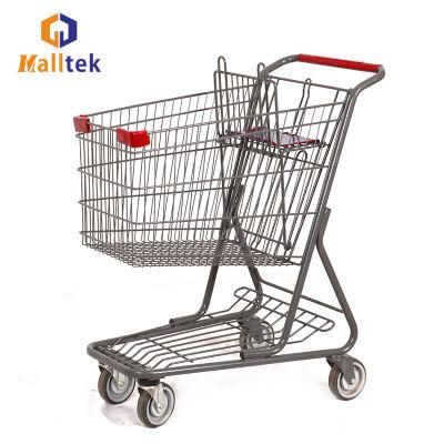 American Hot Sale Metal High Quality Shopping Trolley for Supermarket