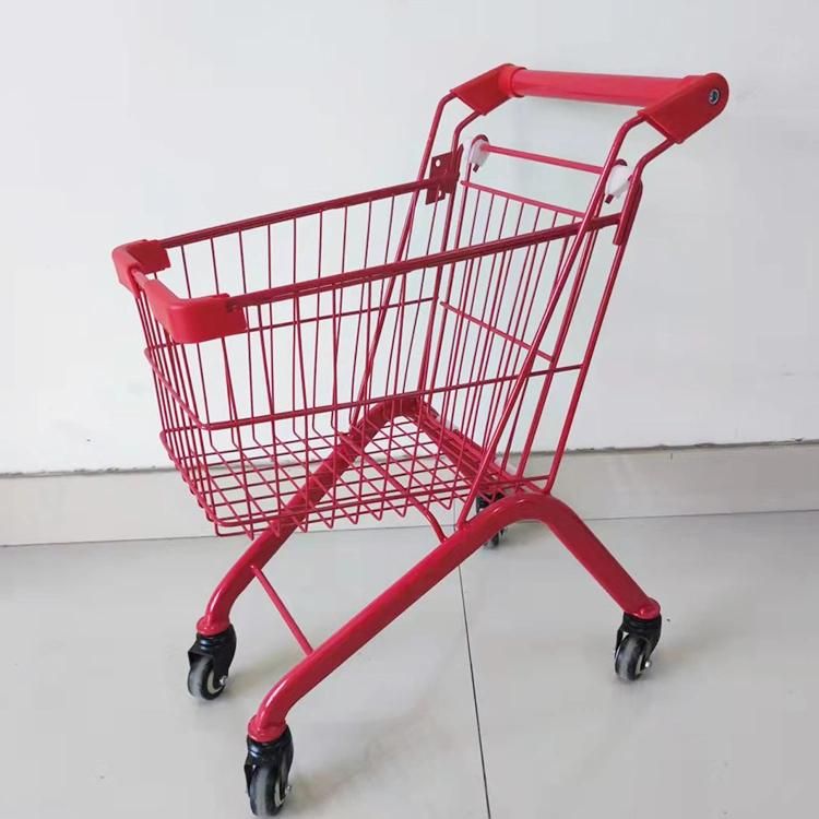 Small Kids Shopping Trolley for Child Colourful Shopping Cart