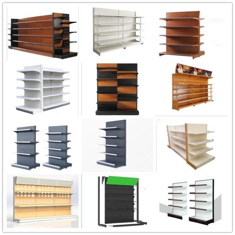 Wire Mesh Supermarkt Shelving