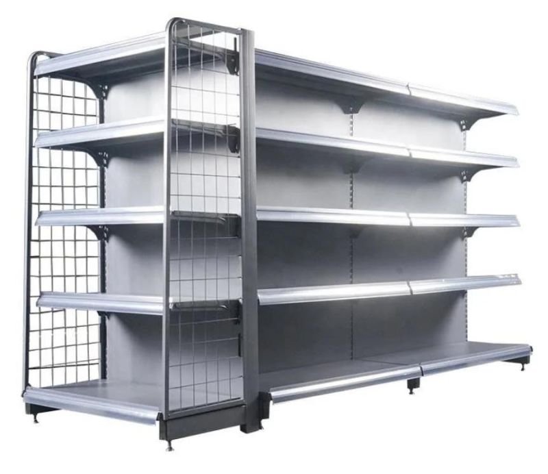 Customized Gondola Shelving Shopping Mall Display Rack Supermarket Shelf