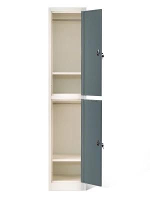 2 Tier Metal Uniform Storage Locker for Office Staff