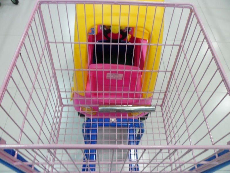 Safety Kids Toy Shopping Cart Trolley for Supermarket