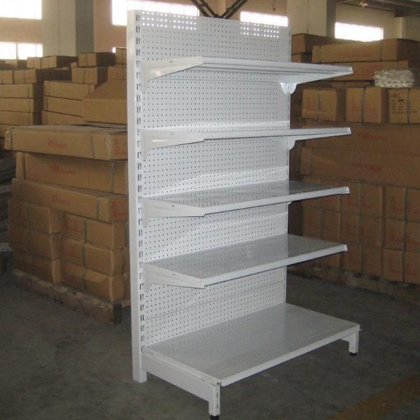 Wholesale Steel Supermarket Gondola Shelf Display Rack Shelving System Manufacture