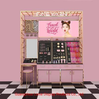 Perfume Shop Cabinet Cosmetic Design High End Skincare Display Makeup Showcase