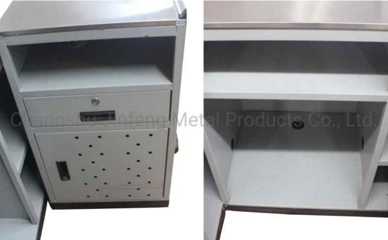 Supermarket and Convenience Store Metal Cashier Table