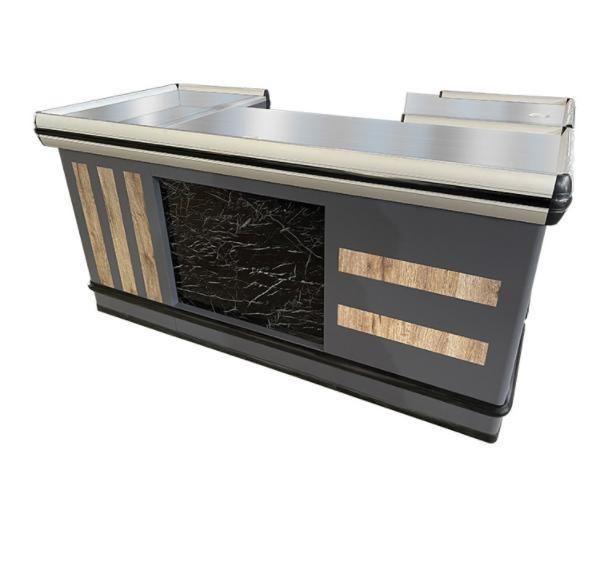 Supermarket Checkout Counter Convenience Store Aluminum Alloy Stainless Steel Countertop