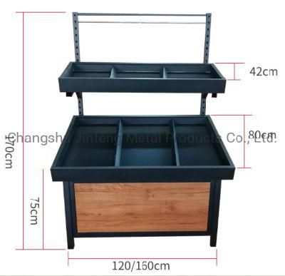 Supermarket Equipment Vegetable Shelf Storage Fruit Rack