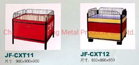 Supermarket Display Table Metal Counter Supermarket Promotion Table