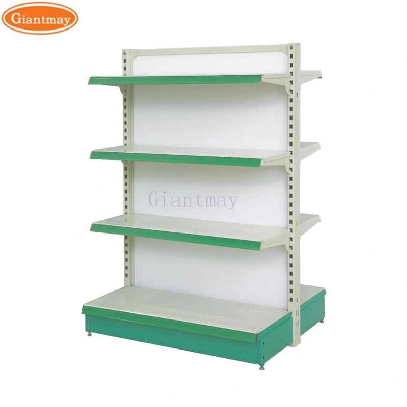 Giantmay Wholesale Gondola Shelves Hardware Store Black Steel Shelves Retail