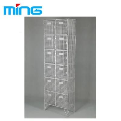 12 Doors Galvanized Clothes Cupboard Metal Locker