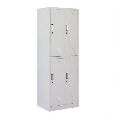 4 Door School Locker Steel Office Changing Room Work Lockers