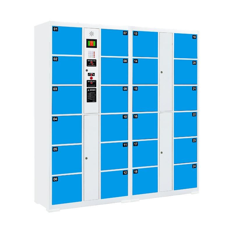 Hot Selling 24 Door Face Recognition Locker Smart Metal Locker