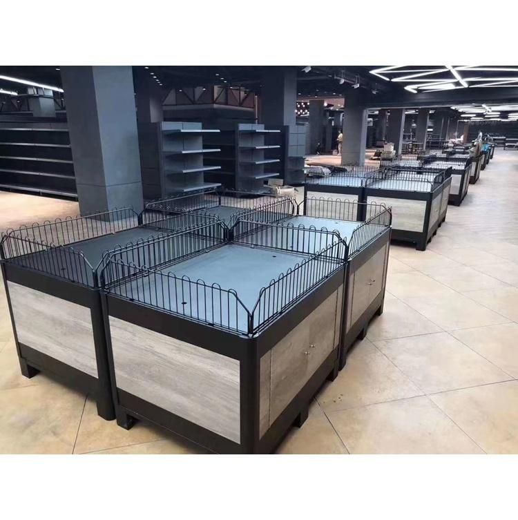 Customized Supermarket Shelves Promotion Table Stacking Racks Shelves Storage Display Rack Vegetable Rack