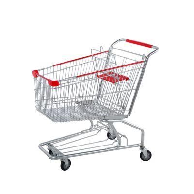 Wholesale 210L American Style Supermarket Trolley Shopping Cart