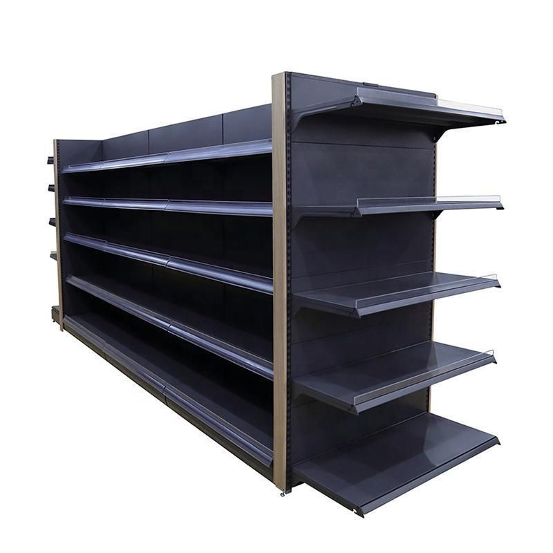 2021 New Design Metal Display Shelves Factory Supplier Supermarket Racks Gondola