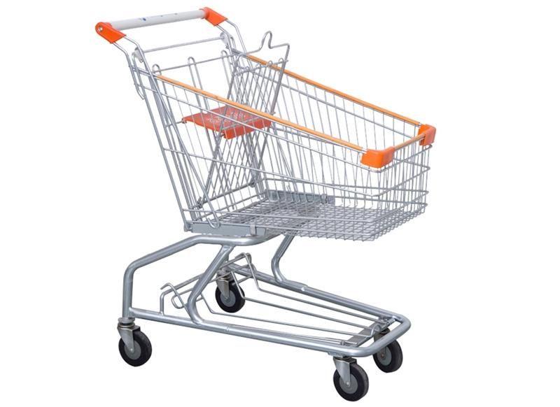 Wholesale 210L American Style Supermarket Trolley Shopping Cart