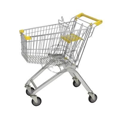 High Quality Heavy Duty 100L Supermarket Cart with Accessories