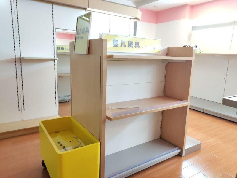 Supermarket Wooden Shelf for Baby Toys