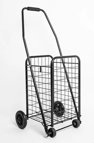 China Manufacturer Collapsible Steel Grocery Shopping Cart for Personal Use