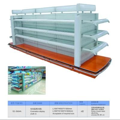 Supermarket Cosmetic Light Display Shelf Unit