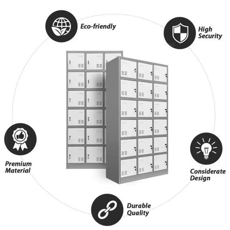 Metal Hospital Locker Staff Student Storage Locker Cabinet