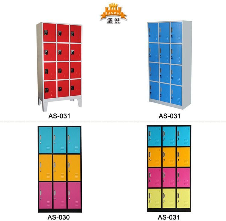 Jas-078 Factory Directly Sale Staff Use 18 Door Metal Storage Locker