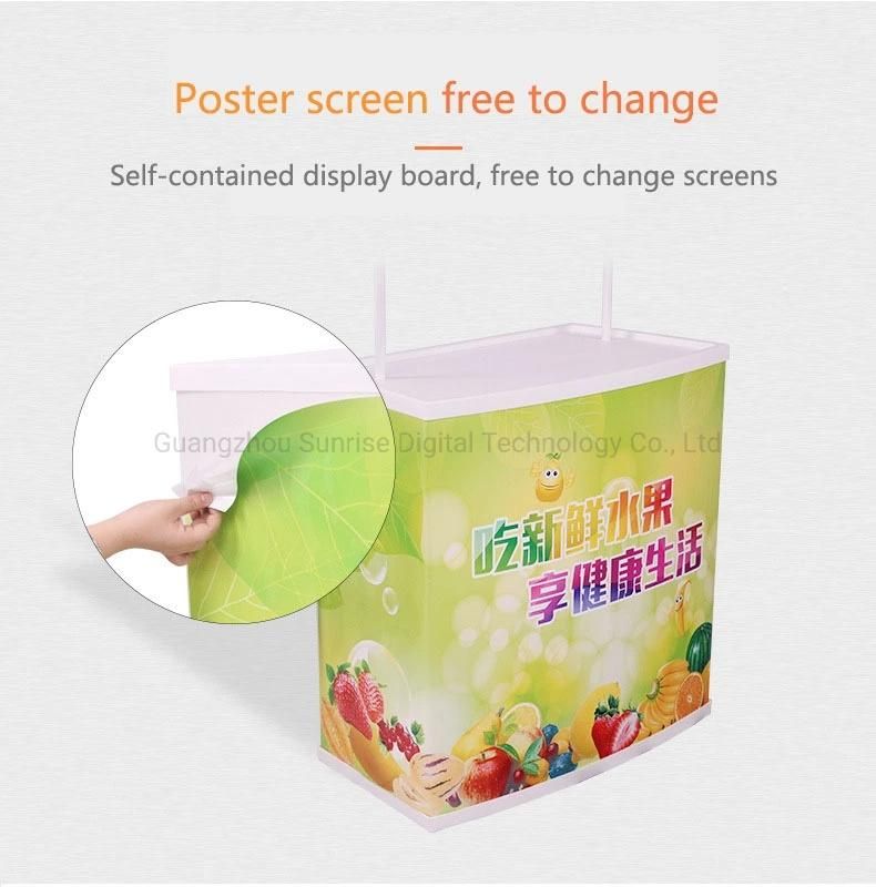 PP Kiosk Folding Promotional PVC Counter Table Promotion Table