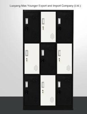 Knock Down Design 9 Door Steel Locker