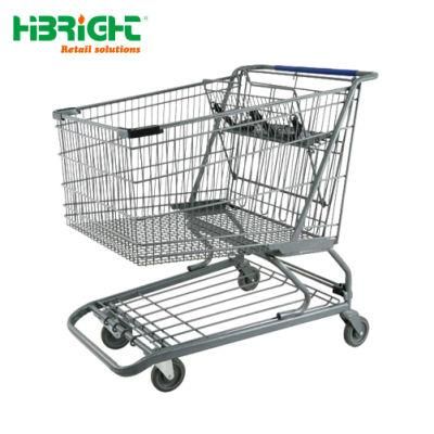 American Style Jumbo Size 300 Litres Metal Shopping Cart