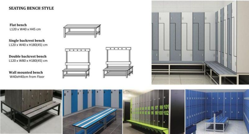 School Furniture Fingerprint Lock Gym RFID Locker Cabinet