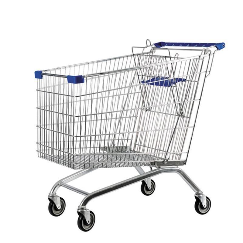 Custom Supermarket Metal Commercial Grocery Carts Shopping Trolley