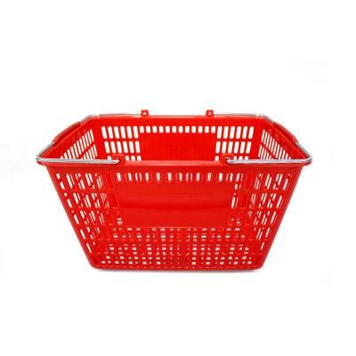 Plastic Hand Baskets with Handles for Shopping