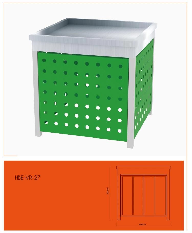 Wholesale Supermarket Wooden Metal Promotional Display Desk