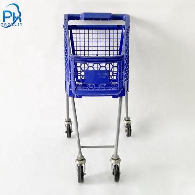 Colorful Stoving Varnish Children Supermarket Shopping Mini Kids Shopping Kart Trolleys