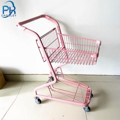 Double Layer Popular Japanese Portable Shopping Cart Trolley