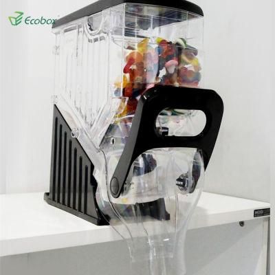 Supermarket Wall Mounted Bulk Food Bin Candy Dispenser Gravity Dispenser