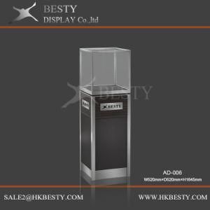 Aluminium Tower Display Showcase for jewelry Shop