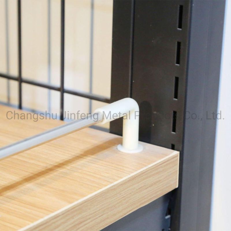 Supermarket Shelve Convenience Store Wooden and Metal Display Rack