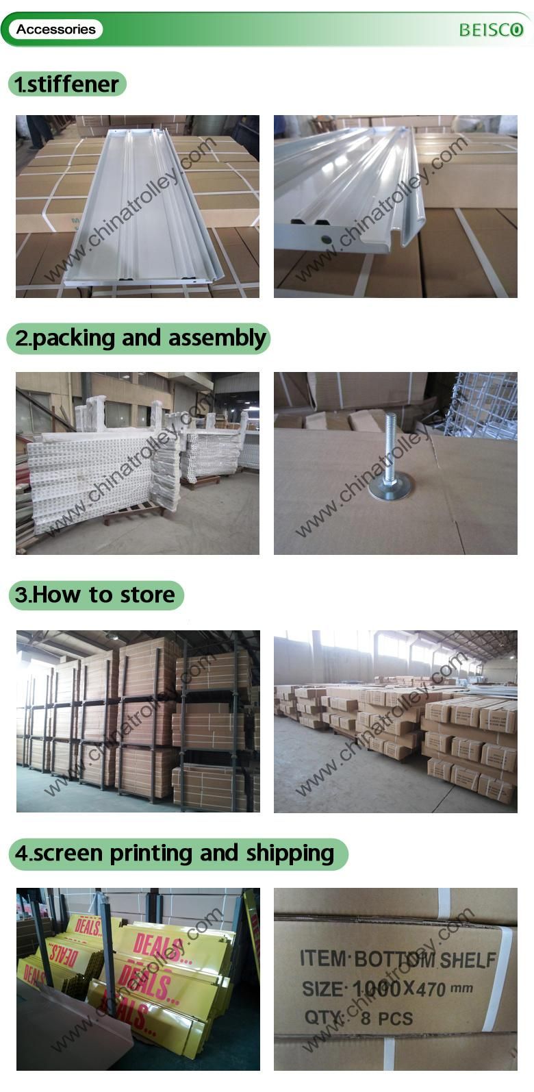 Wholesale Heavy Duty Goods Supermarket Display Shelf