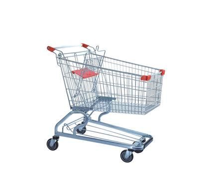 Cheap Price 125L American Style Trolley Model-D Supermarket Shopping Cart