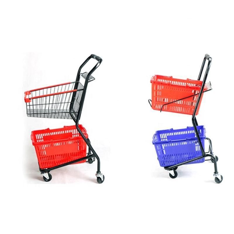 Light Folding Shopping Trolley Bag Supermarket Shopping Trolley with Seat