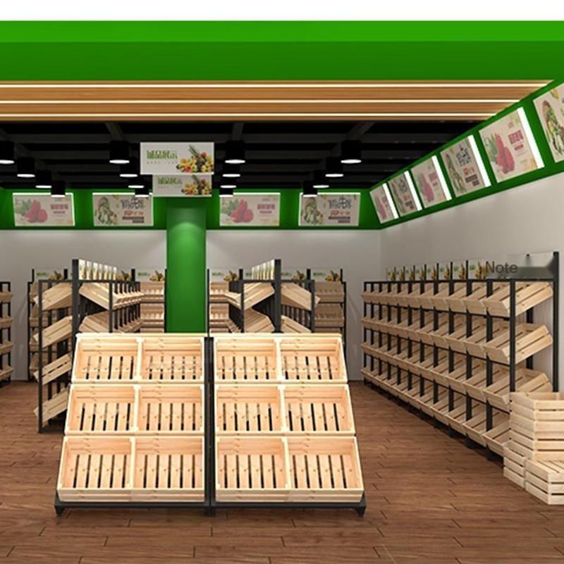 2021 New Style Store Equipment Vegetable and Fruit Rack