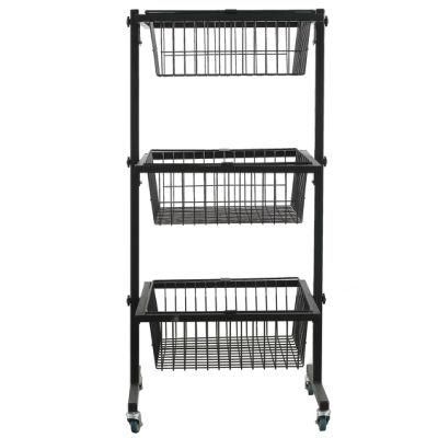 Yd-M002 Wire Basket Supermarket Metal Retail Display Rack Stand