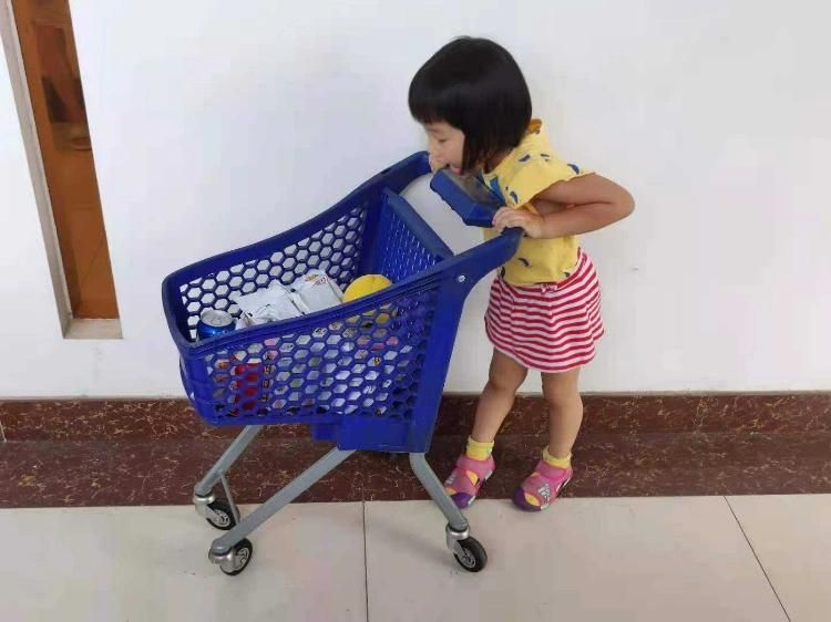 Child Mini Size Supermarket Hypermarket Plastic Shopping Cart