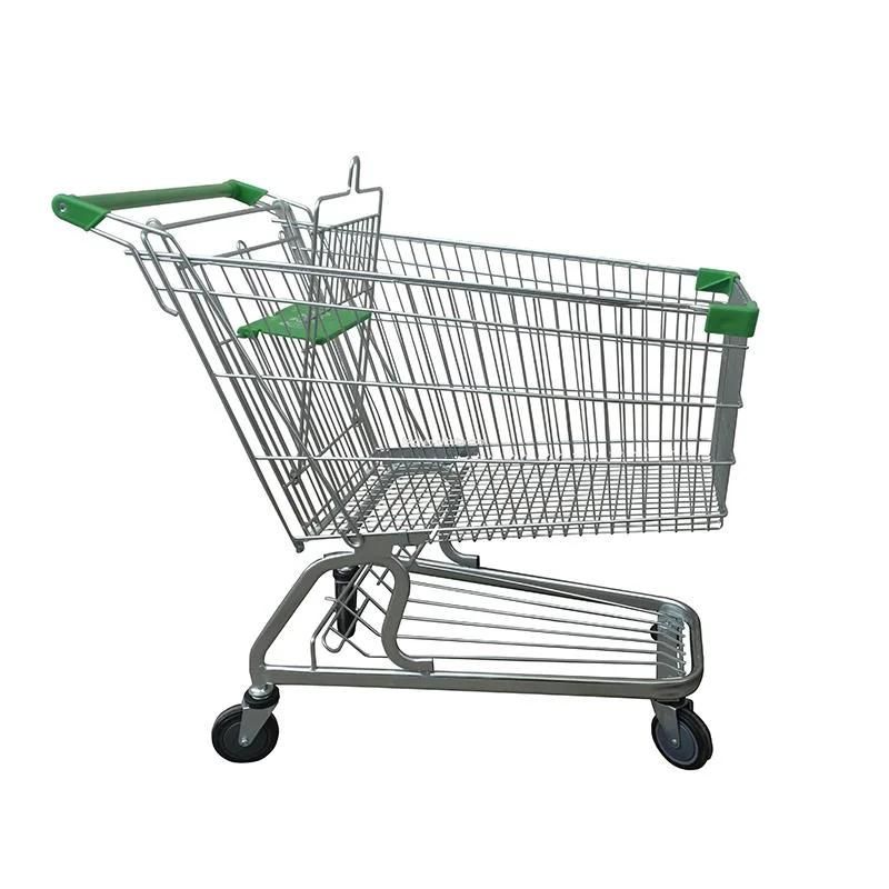 Supermarket Metal Shopping Trolley 175L