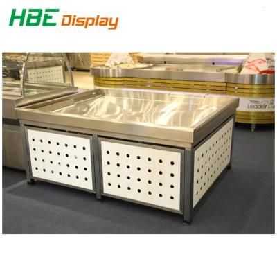 Supermarket Metal Fruit and Vegetable Display Stand