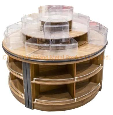 Supermarket Shelf Snack and Suger Display Rack with Acrylic Boxes